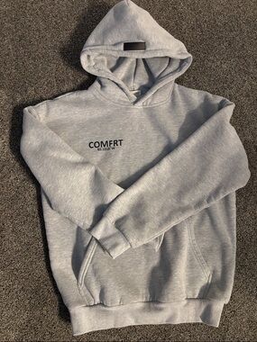 COMFRT Light Gray Men's Pullover Hoodie